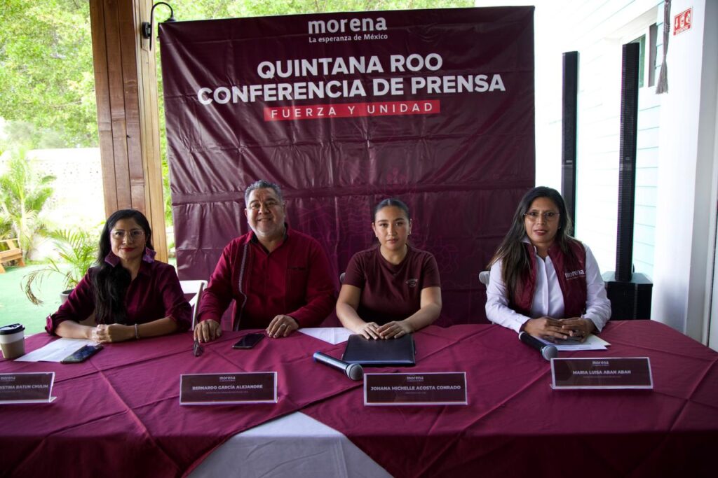 Morena refrenda su compromiso con la seguridad, la verdad pública y la transformación en Quintana Roo: Johana Acosta