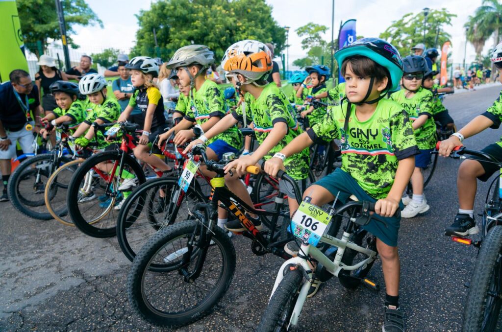 Cozumel vibra con alegría y deporte en el “GFNY Kids”