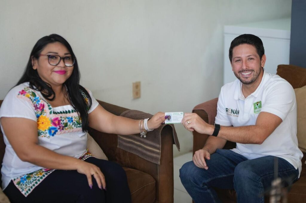 Renán Sánchez Tajonar destaca el crecimiento del Verde en Cozumel