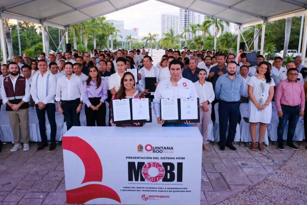 Morena Quintana Roo respalda la implementación del sistema MOBI anunciado por la Gobernadora Mara Lezama