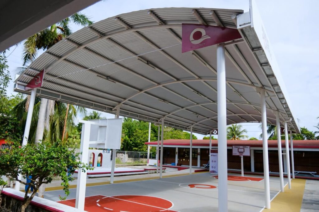 Alumnas y alumnos del CAM “Frida Kahlo” estrenan nuevo domo con la presencia de la gobernadora Mara Lezama