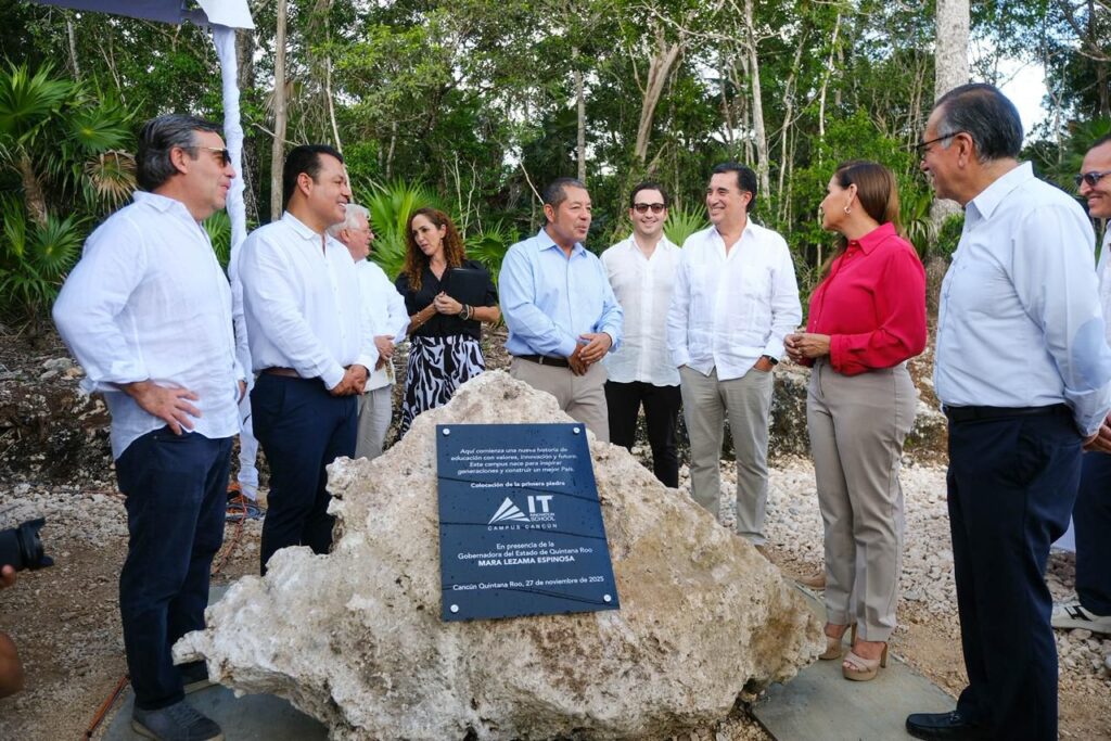 Quintana Roo fortalece su infraestructura educativa con la primera piedra del Instituto Tepeyac Cancún