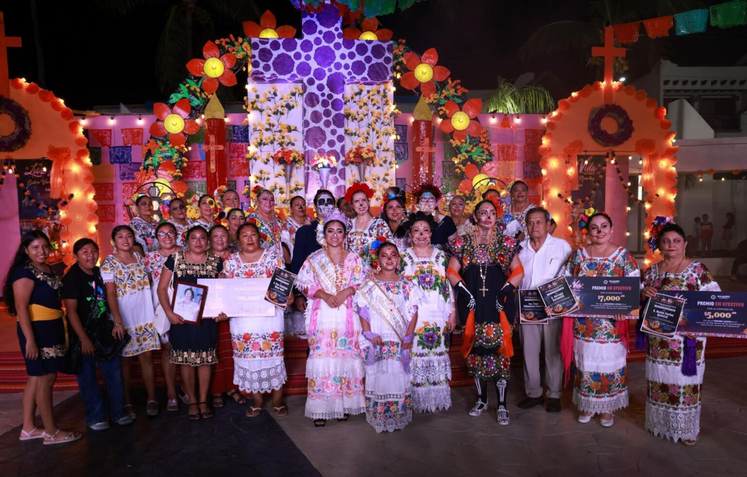 Hanal Pixán: Noche de Tradiciones llenó de cultura, identidad y orgullo a Isla Mujeres