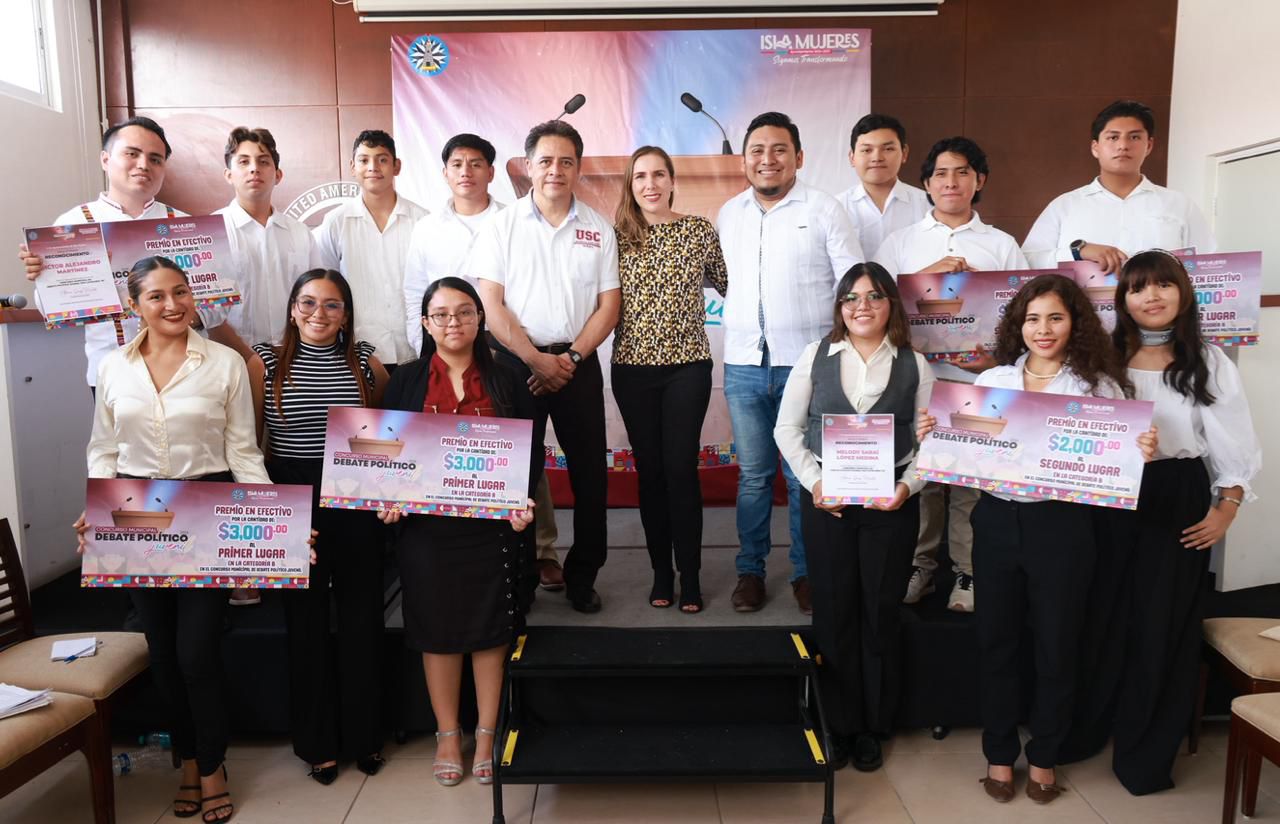 Gobierno de Isla Mujeres promueve la participación de los jóvenes en la vida pública a través del Concurso Debate Político Juvenil