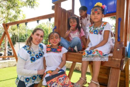 Atenea Gómez Ricalde cumple compromiso histórico al entregar el primer Parque Infantil y cancha de usos múltiples en Francisco May