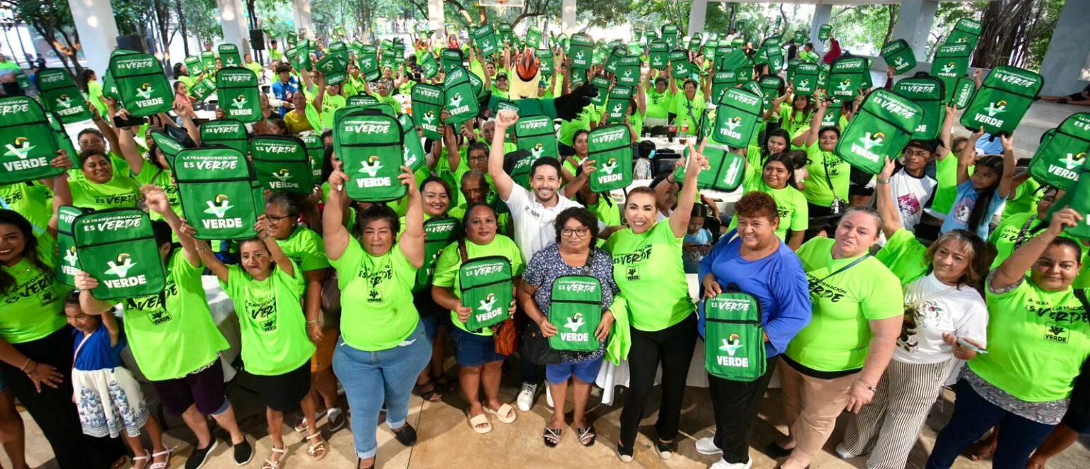 Renán Sánchez Tajonar reconoce el liderazgo de la Presidenta y destaca el papel del Partido Verde en la transformación