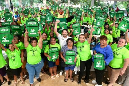 Renán Sánchez Tajonar reconoce el liderazgo de la Presidenta y destaca el papel del Partido Verde en la transformación