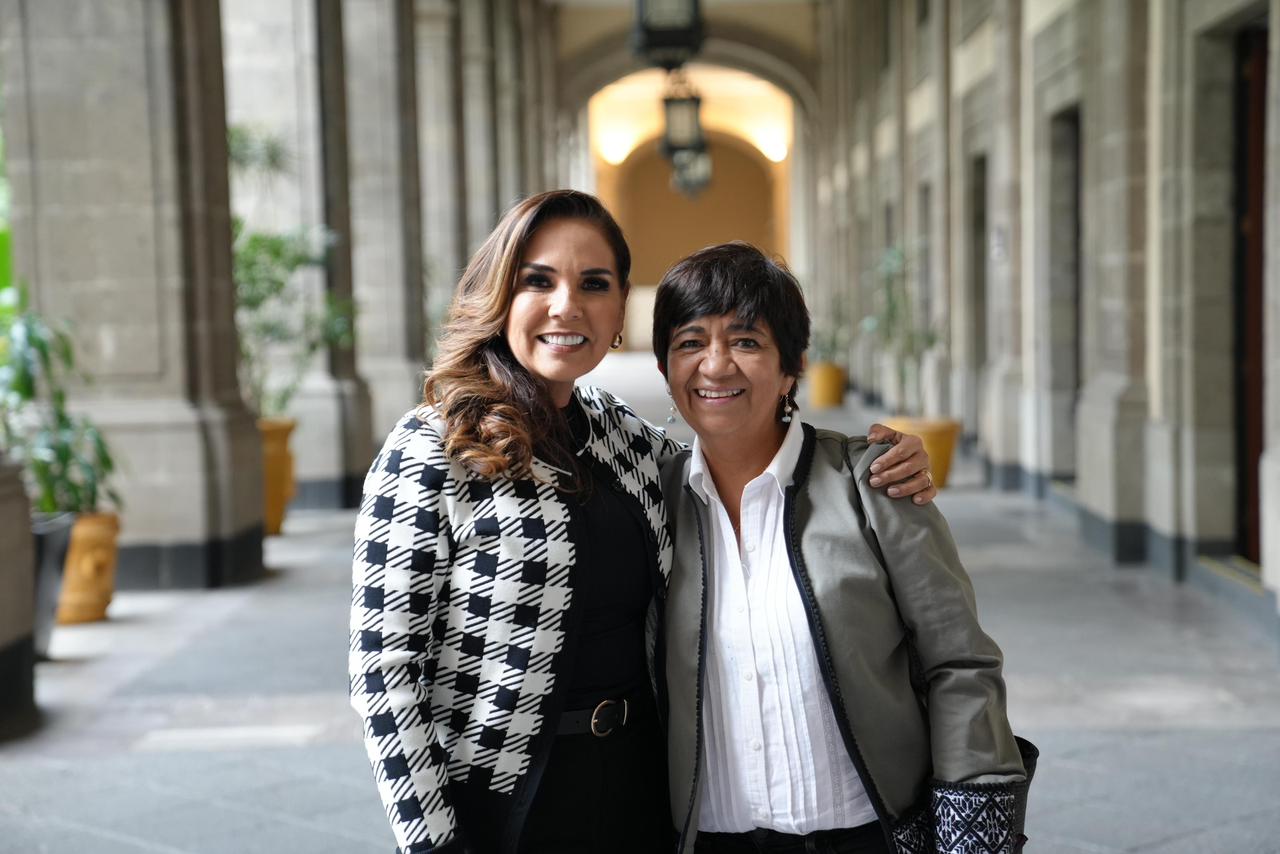 Revisa Mara Lezama de forma directa, avances del programa Viviendas para el Bienestar, con titular de la SEDATU