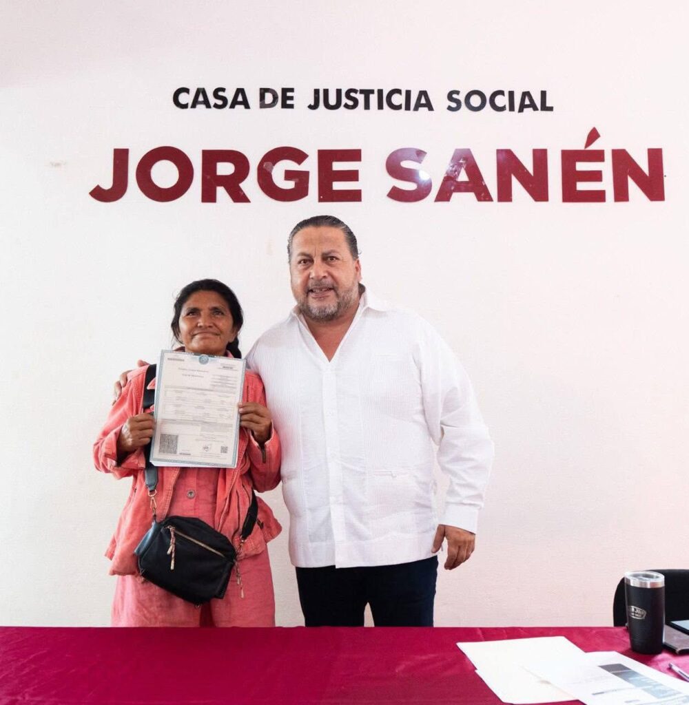 Jorge Sanén en 2026 avanza y resuelve con el pueblo de Cancún en la Casa de la Justicia Social