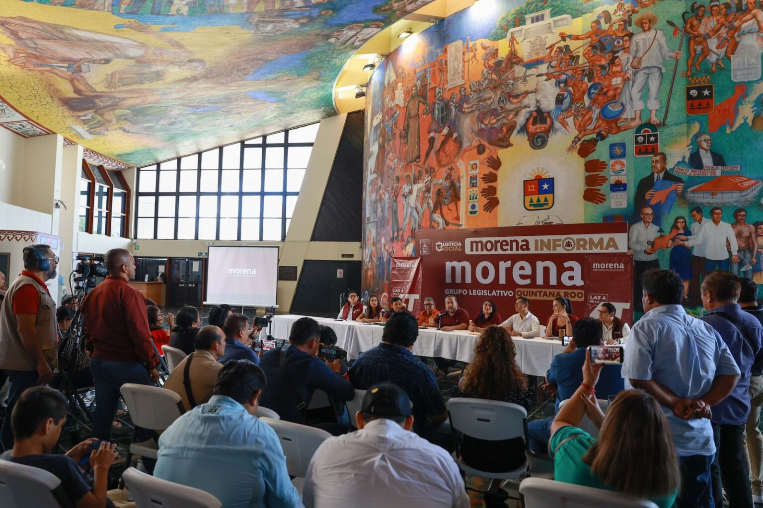 Grupo Legislativo de Morena destaca en “Las 4 de las 4T” avances históricos a 7 años de la transformación en Quintana Roo