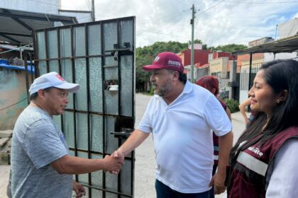 Jorge Sanén destaca fortalecimiento de Morena en Cancún con entrega de credenciales a militantes