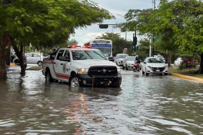 Gobierno de Estefanía Mercado activa “Operativo Tormenta” y ejecuta acciones preventivas y de recuperación tras lluvias en Playa del Carmen