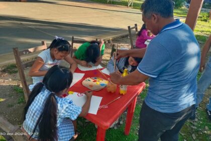 Gobierno Municipal promueve valores culturales en la niñez de Uh-May: impulsa el arte y la pintura a base de técnicas