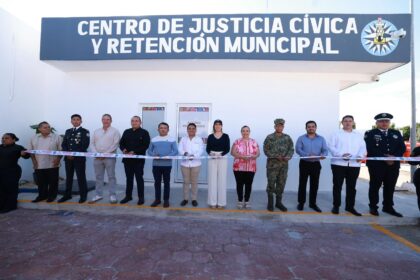 Isla Mujeres inaugura el Centro de Justicia Cívica y de Retención Municipal para fortalecer la justicia cercana y preventiva