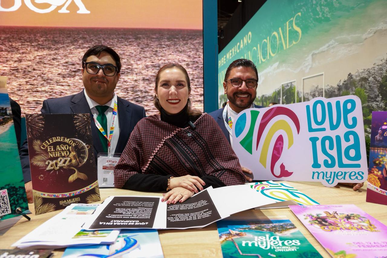 Gobierno Municipal presenta en FITUR la campaña internacional “Isla Mujeres, Paraíso con Corazón”