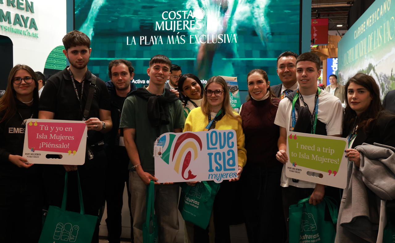 Isla Mujeres se mantiene entre los destinos favoritos del Caribe Mexicano en FITUR 2026