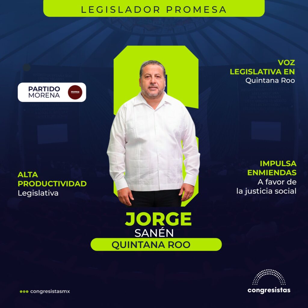 Jorge Sanén gana presencia en el escenario interno de Morena rumbo a Cancún