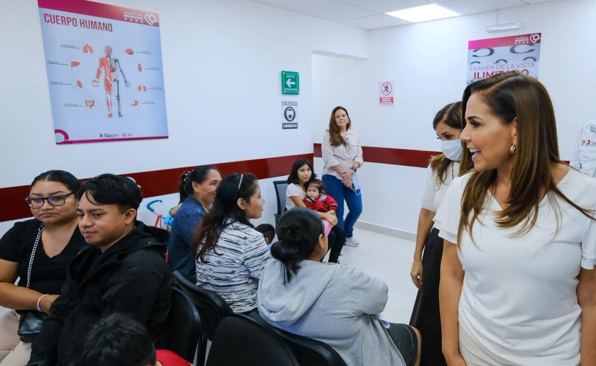 Mara Lezama supervisa operación de la Unidad del Bienestar Cancún 2 con atención gratuita y de calidad