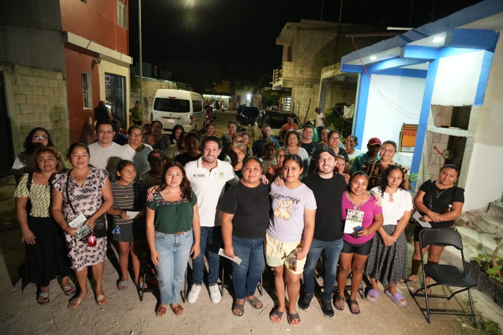 Renán Sánchez Tajonar fortalece trabajo territorial del Verde en Puerto Aventuras y Cancún