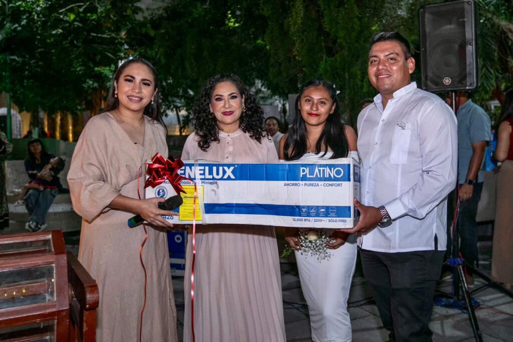 47 parejas dan el “sí” en bodas colectivas 2026 en Felipe Carrillo Puerto