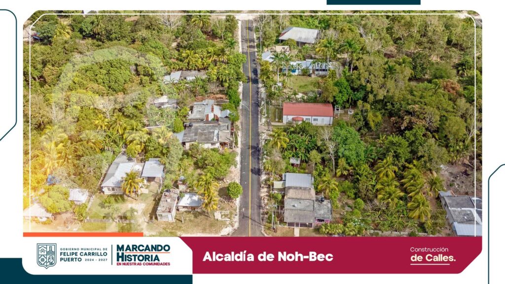 Transforman vialidad de Noh-Bec con inversión histórica: Mary Hernández supervisa trabajos