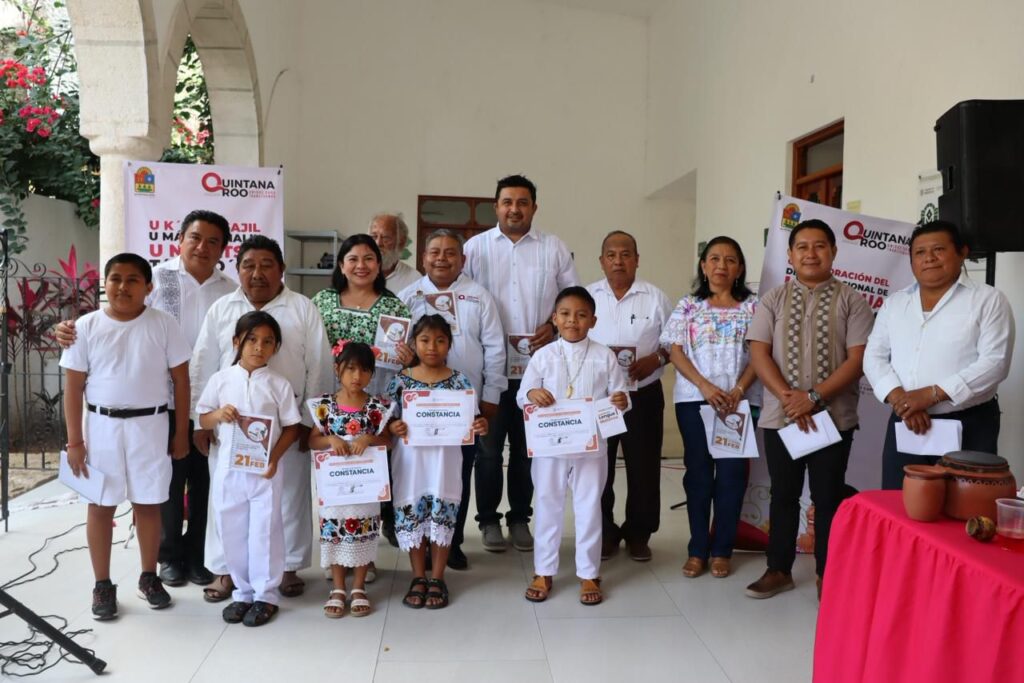 Fomentan el uso de la lengua maya con concurso infantil de oratoria en Felipe Carrillo Puerto