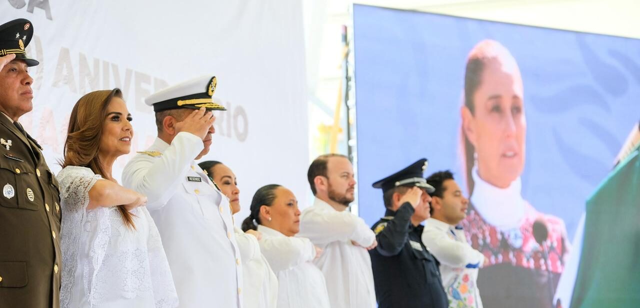 En el 205 aniversario del Día de la Bandera, Mara Lezama convoca a juventudes a fortalecer la cultura de paz y los valores cívicos