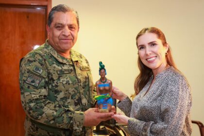 Atenea Gómez Ricalde fortalece trabajo coordinado con la Quinta Región Naval