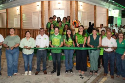 Renán Sánchez Tajonar inaugura la Casa Verde y toman protesta a la Coordinación Juvenil en Othón P. Blanco