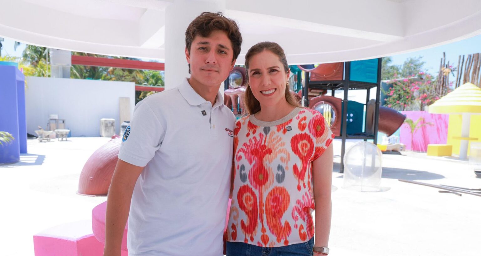 Supervisa Atenea avance del parque y domo de la colonia Electricistas, el número 15 de su gobierno