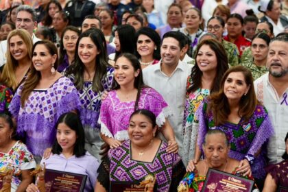 Renán Sánchez Tajonar acompaña a la gobernadora Mara Lezama en importantes acciones en seguridad y reconocimiento de las mujeres