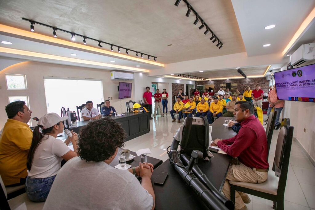 Preside Mary Hernández instalación de Comité de Prevención de Incendios 2026