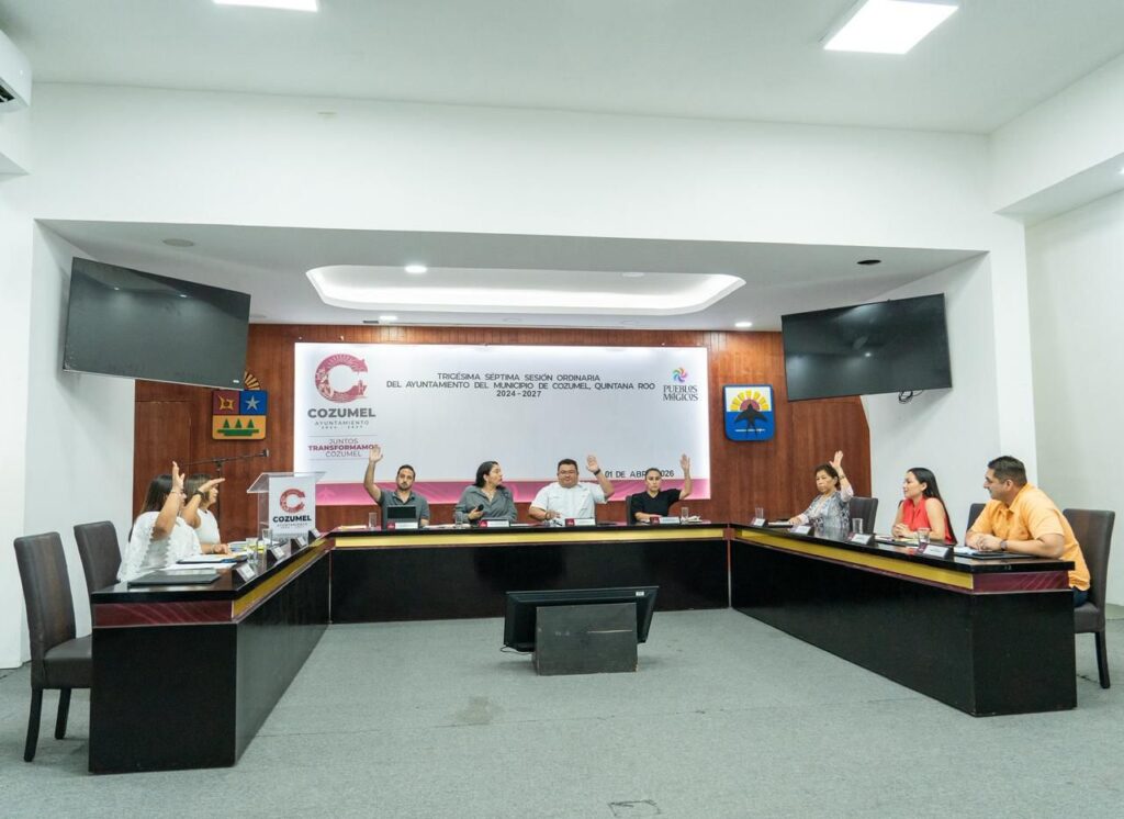 Cabildo del pueblo aprueba inversión histórica para obras de bienestar cozumeleño