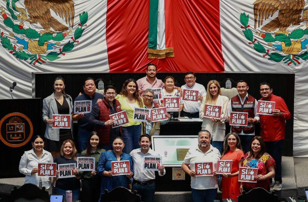 En Quintana Roo el Plan B de la presidenta Claudia Sheinbaum avanza con respaldo legislativo: Jorge Sanén