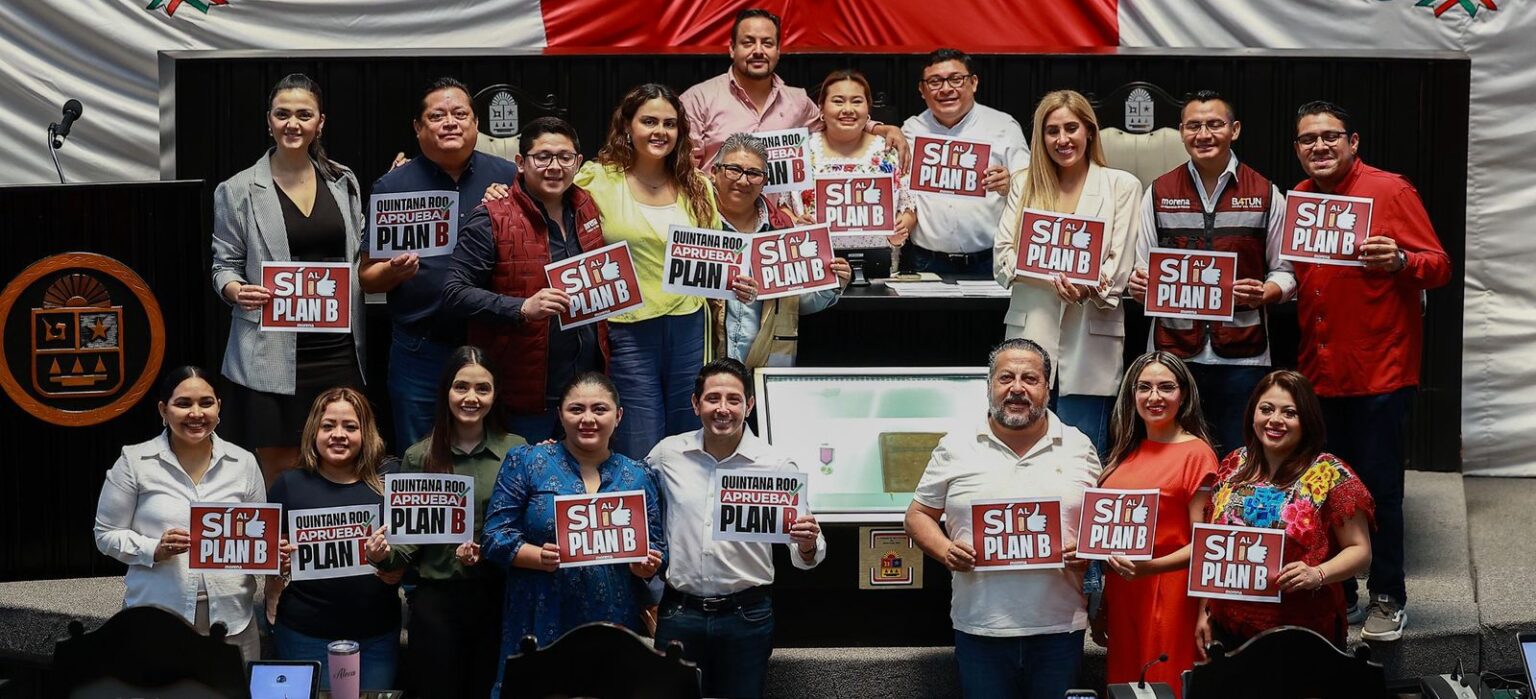 Aprueba Congreso de Quintana Roo el Plan B de reforma electoral de la presidenta Claudia Sheinbaum