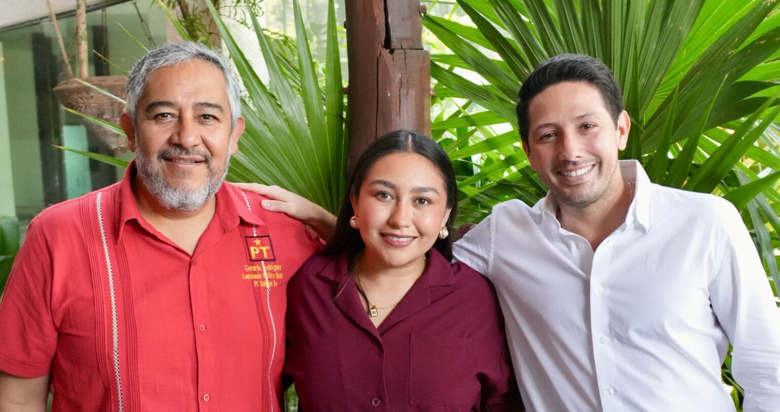 Fortalecen unidad Morena-Verde-PT en Quintana Roo para consolidar la transformación