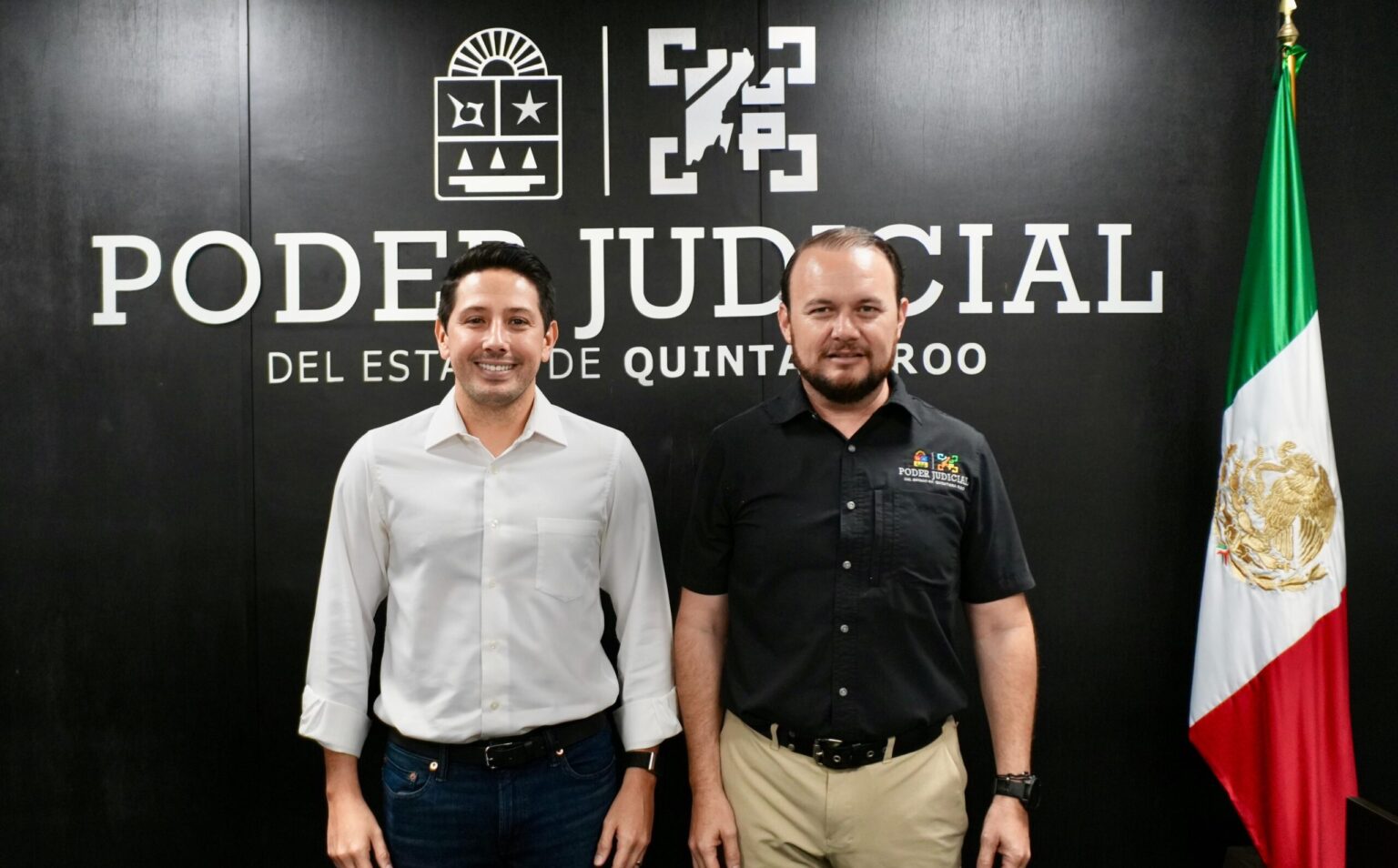Renán Sánchez Tajonar fortalece la coordinación con el Poder Judicial para acercar la justicia a las familias de Quintana Roo
