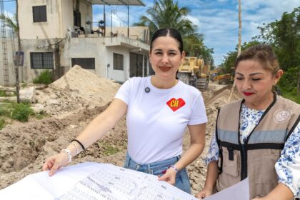 Obra de Estefanía Mercado garantizará el agua potable para toda la colonia Cristo Rey