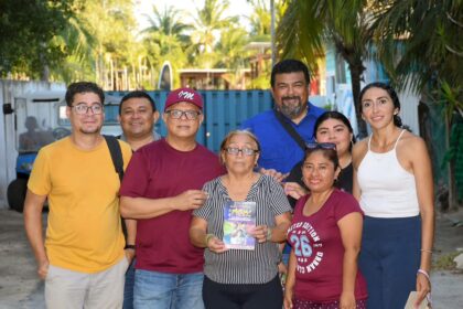 Pepe Aguilar pasó firme en territorio y la ruta de la Transformación en Isla Mujeres