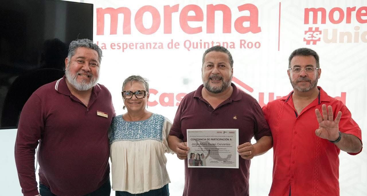 La formación política de morena en Quintana Roo se fortalece: Sanén