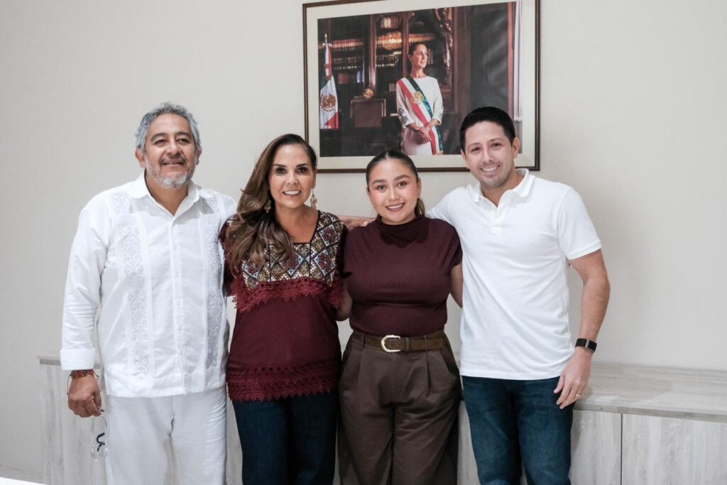 En reunión con la gobernadora Mara Lezama, Renán Sánchez Tajonar refrenda la unidad y el apoyo del Verde en la transformación de Quintana Roo