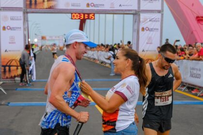 Encabeza Mara Lezama espectacular Carrera Puente Nichupté Cancún con más de 3 mil competidores y más de 10 mil asistentes