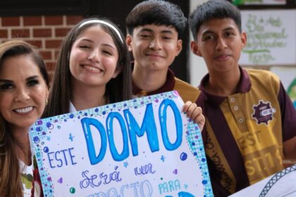 Después de 32 años de espera, estudiantes de la Técnica 19 ya tienen domo en Cancún