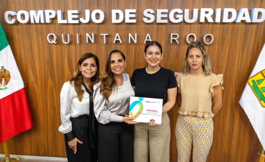 Estefanía Mercado se suma a la estrategia de Seguridad Estatal para la Copa Mundial de Futbol 2026