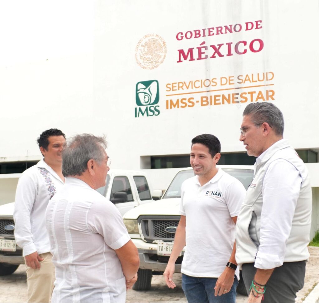 Renán Sánchez Tajonar respalda acciones para fortalecer la atención médica en Cozumel