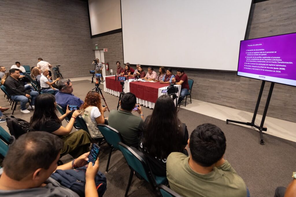 Morena Quintana Roo presenta convocatoria para la Coordinación Estatal en Defensa de la Transformación y la Soberanía Nacional; Johana Acosta garantiza un proceso con reglas claras y absoluta imparcialidad