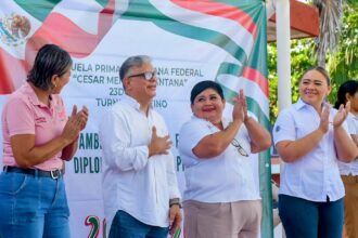 motiva y refrenda su apoyo a la niñez de Isla Mujeres