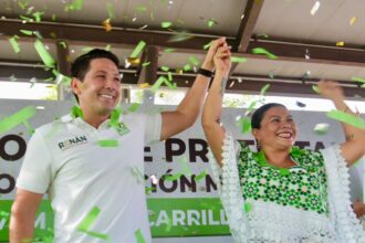 Renán Sánchez Tajonar toma protesta al nuevo Comité Municipal del Partido Verde en Felipe Carrillo Puerto