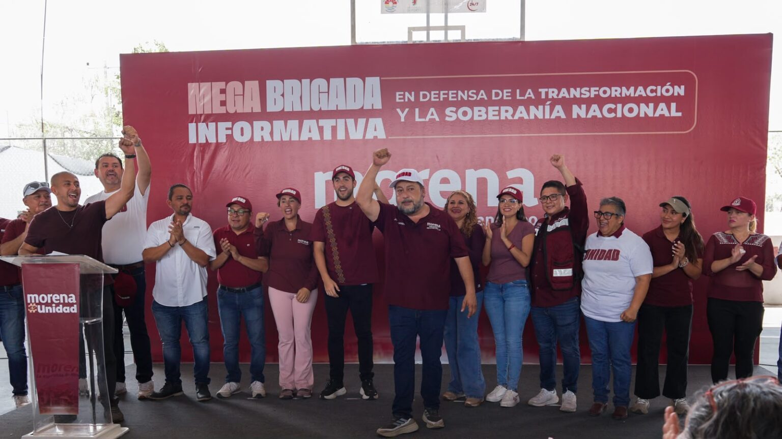 Más de mil militantes refrendan en Cancún la unidad de morena en defensa de la Transformación y la soberanía nacional: Jorge Sanén