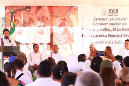 Conmemoran en Tihosuco el Día Estatal de la Lucha Social Maya